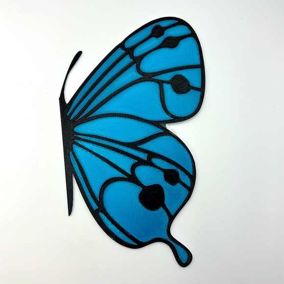 Blue Butterfly 3D Printed Bookmark - Picture 4 of 4